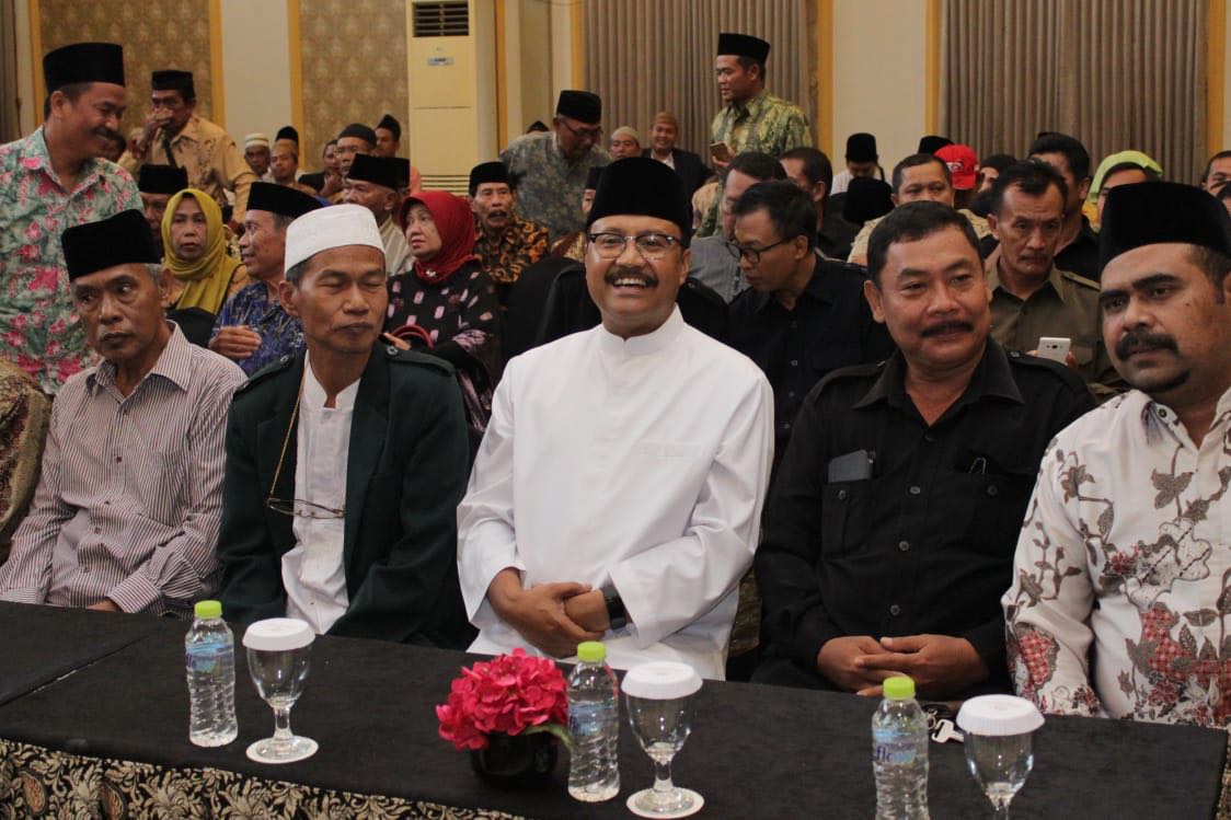 Gus Ipul menghadiri Forum Silaturrahmi Sedulur Mojokerto (Forem), Selasa, 22 Mei 2018.