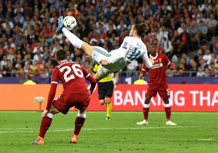 Bale mencetak gol salto di final Liga Champions 2017/2018