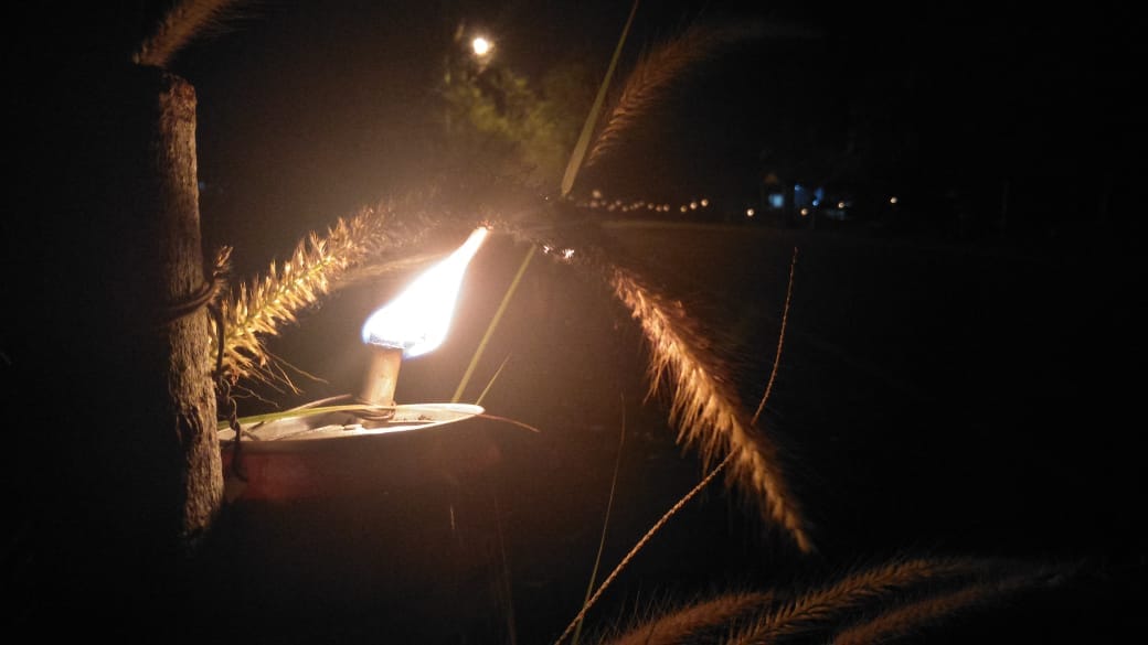 Ada terang dalam gelap, syahdunya festival lampu cangkok ramadan ini. foto:kemenpar