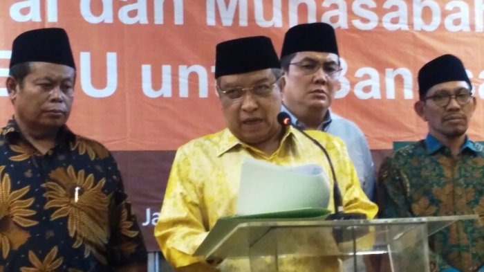 PESAN KHUSUS: KH Said Aqil Sirjo dan jajaran Pengurus Besar Nahdlatul Ulama (PBNU) di Jakarta. (foto: ist)