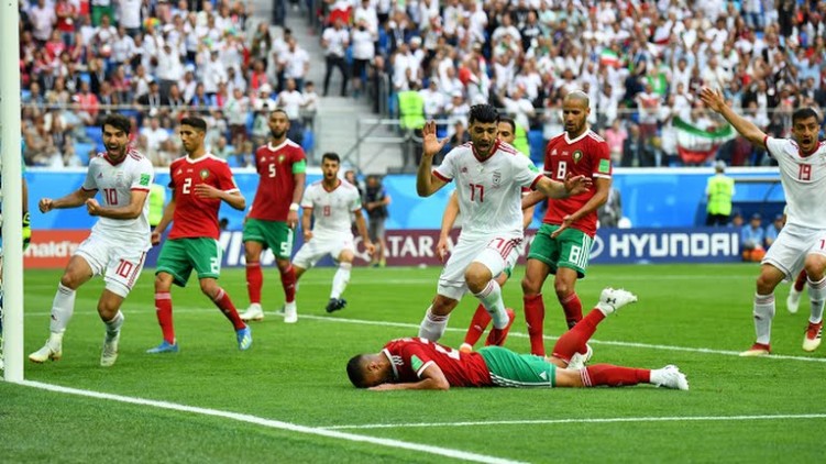 Gol bunuh diri Maroko di masa injury time babak kedua