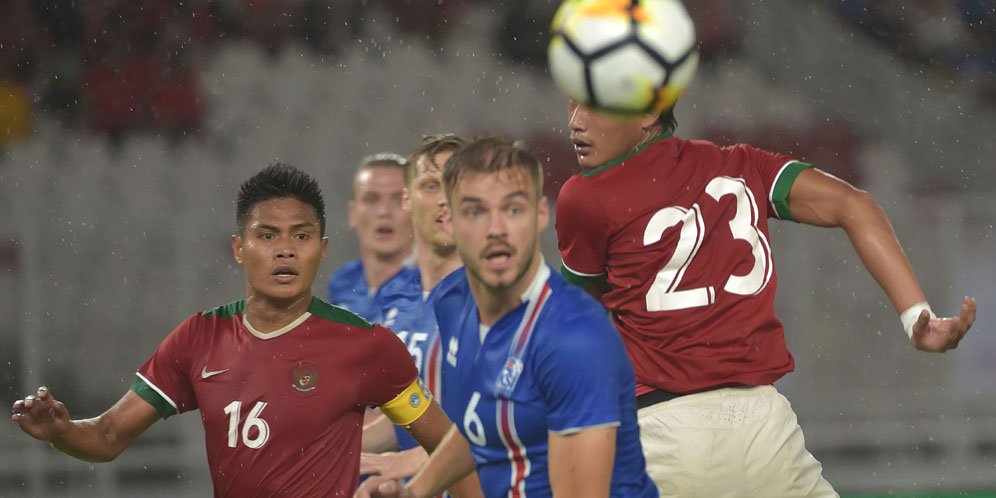 Islandia saat menghadapi Timnas Indonesia di Stadion Gelora Bung Karno sebelum menuju Piala Dunia 2018