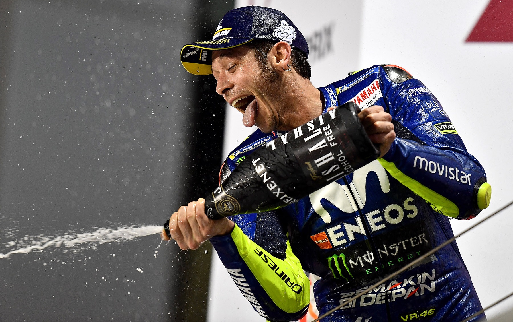Pebalab Movistar Yamaha, Valentino Rossi. (foto: Reuters)