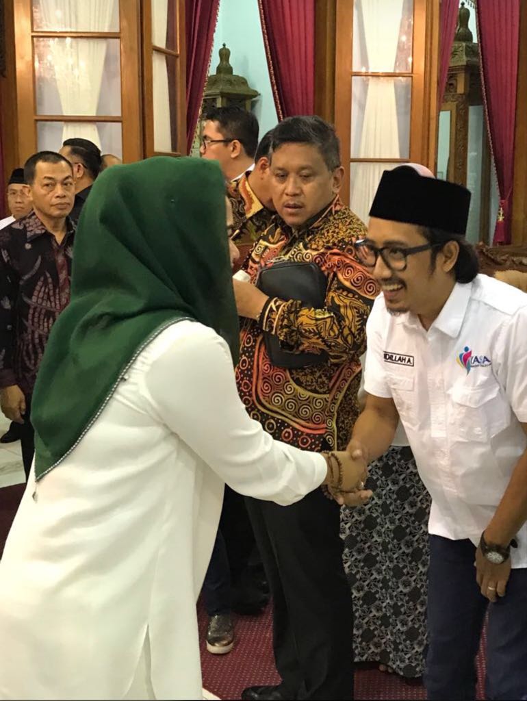 Puti Guntur Soekarno saat bertemu dengan relawan Bravo-5, Jumat, 22 Juni 2018.
