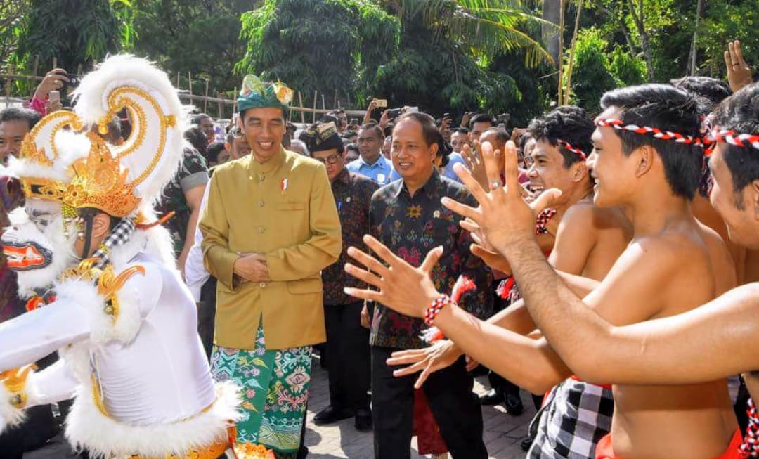 Presiden di Bali. foto:istimewa