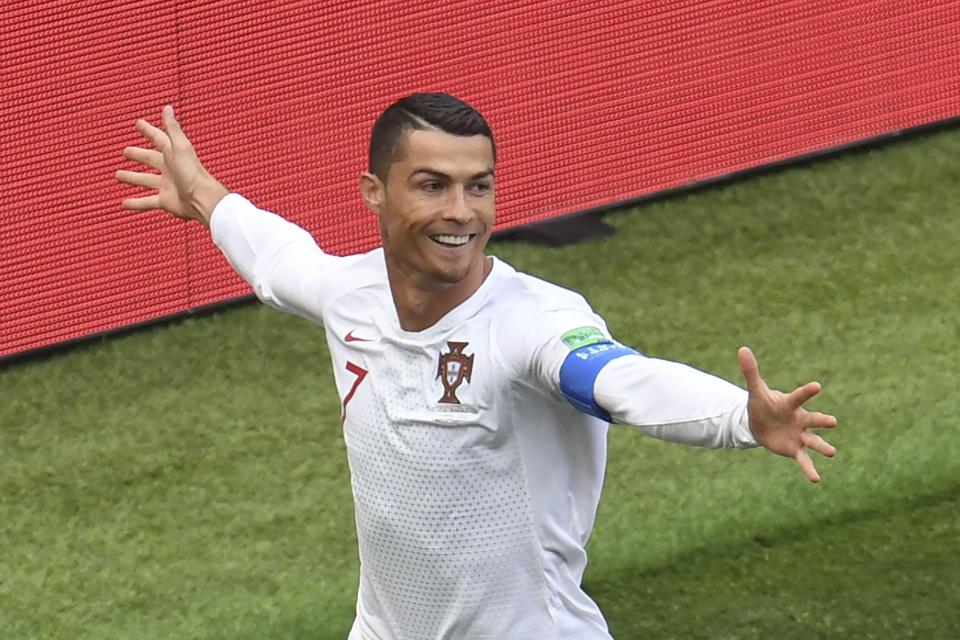 Ronaldo saat tampil bersama Portugal di Piala Dunia 2018