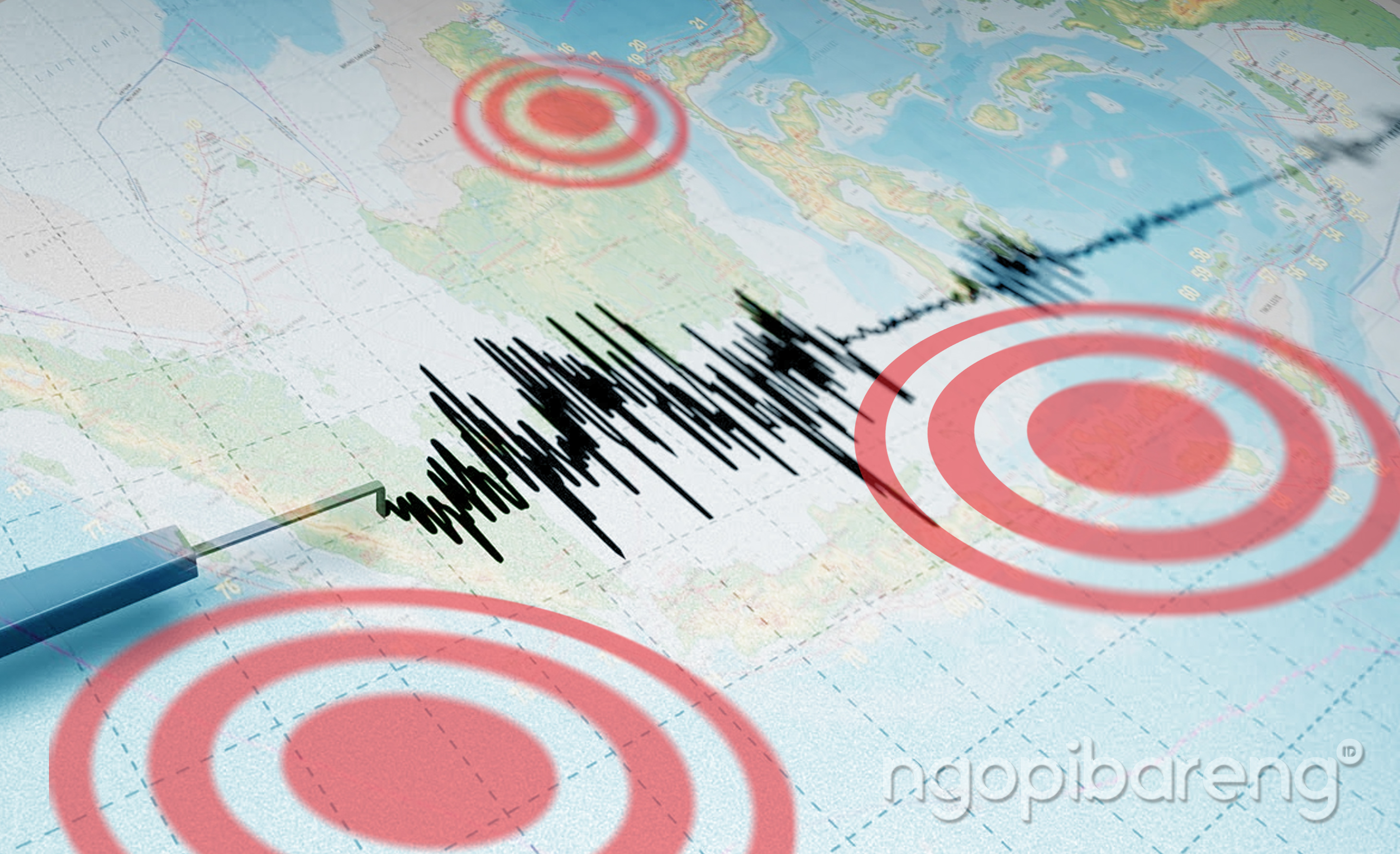 Ilustrasi seismograf. (ngopibareng.id)