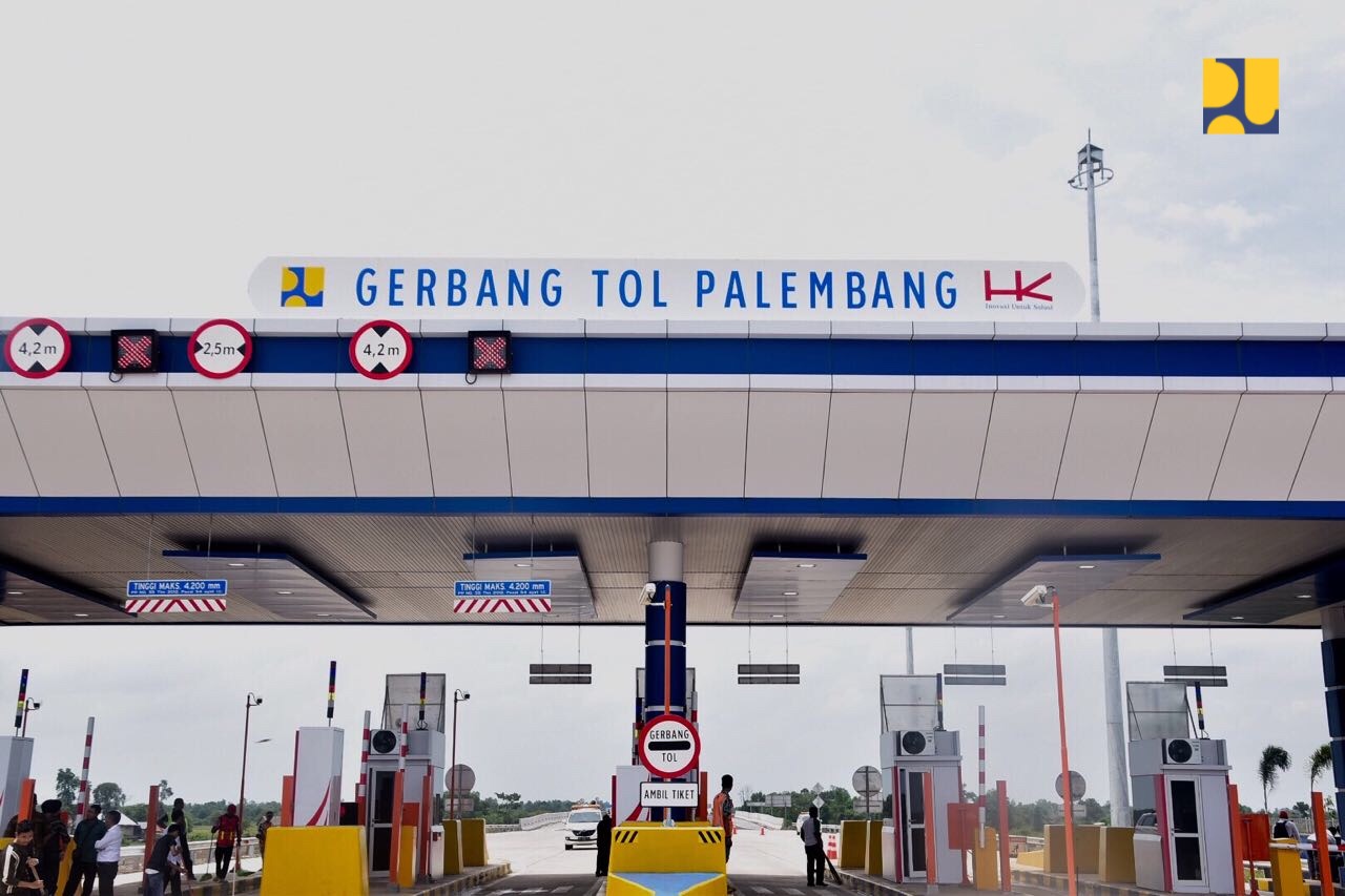 Gerbang Tol Palembang. (foto: Dok. PUPR) 