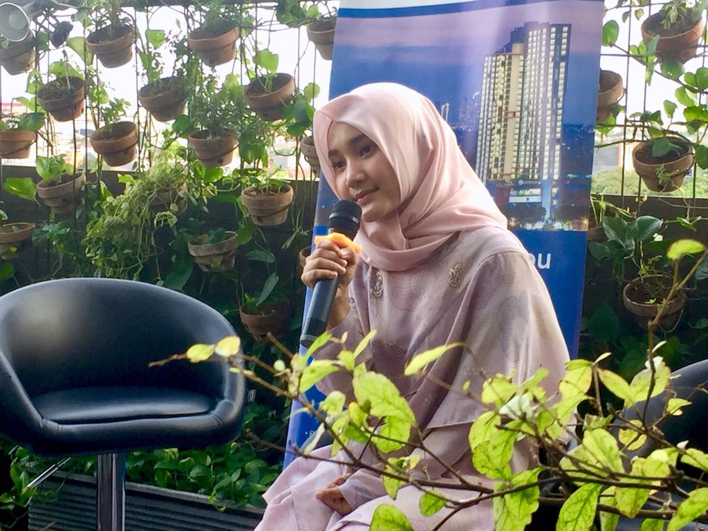 Faton Shadiqah Lubis ketika jumpa pers di Hotel Papilio Surabaya, Sabtu 21 Juli 2018. (Amanah/ngopibareng.id)