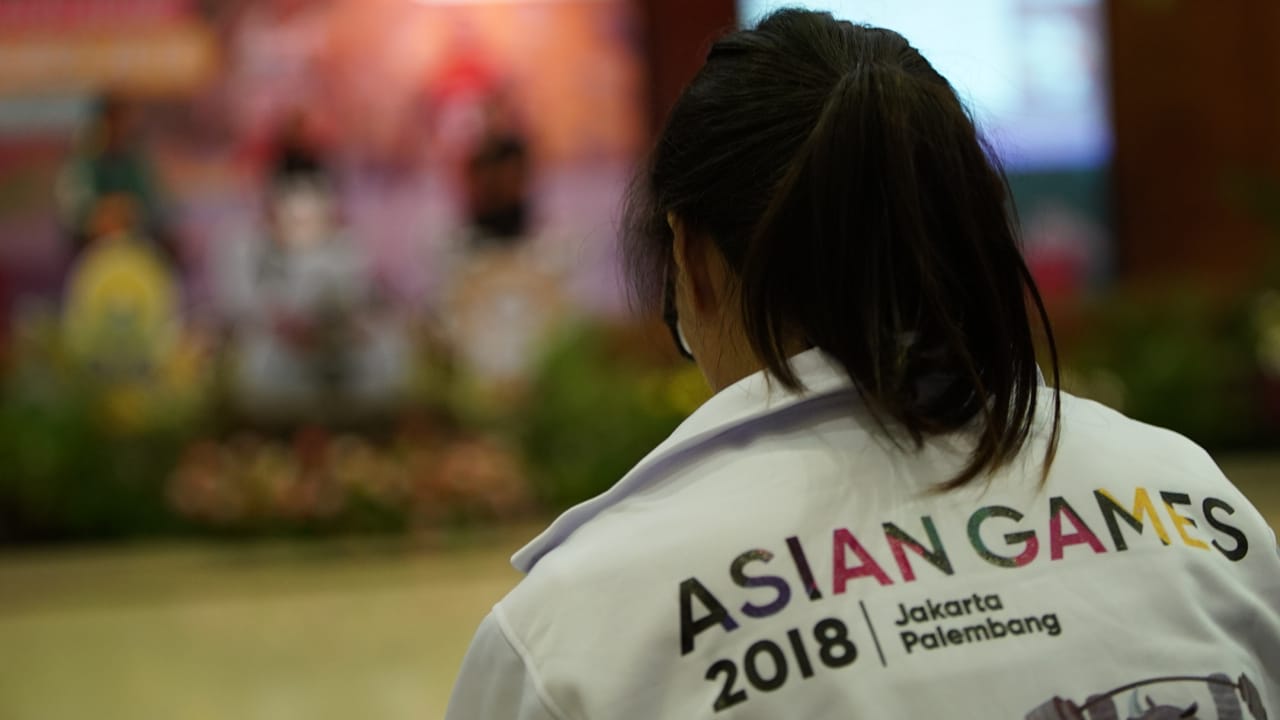Makin dekat, Asian Games 2018 kudu didengungkan. foto:ist