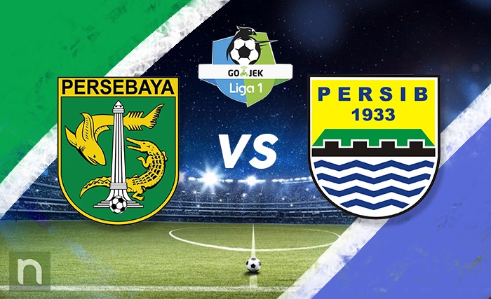 Logo Persebaya Surabaya dan Persib Bandung. (Ilustrasi: Haris.ngopibareng.id)