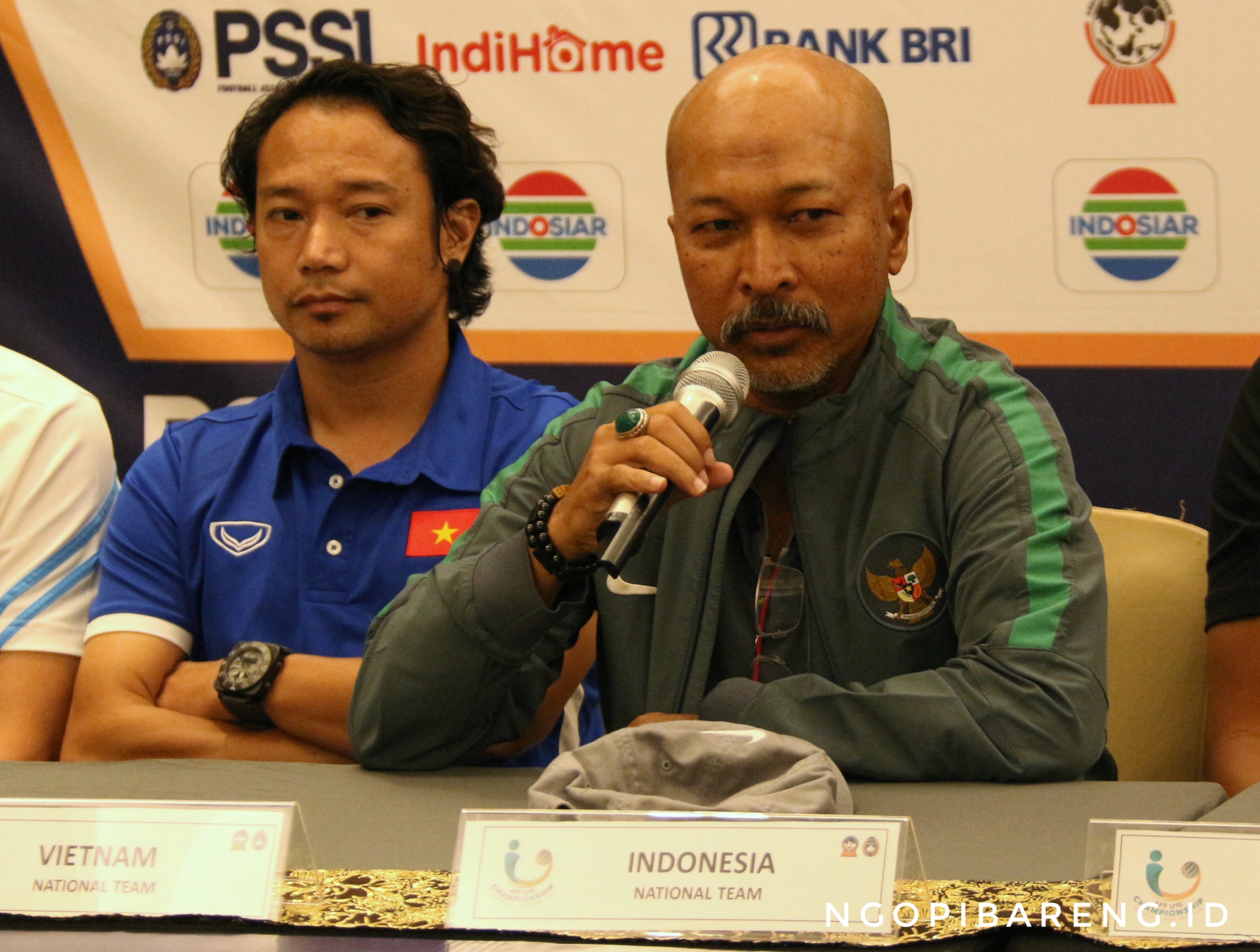  Pelatih Timnas Indonesia U-16, Fakhri Husaini. (Foto: Haris/ngopibareng)