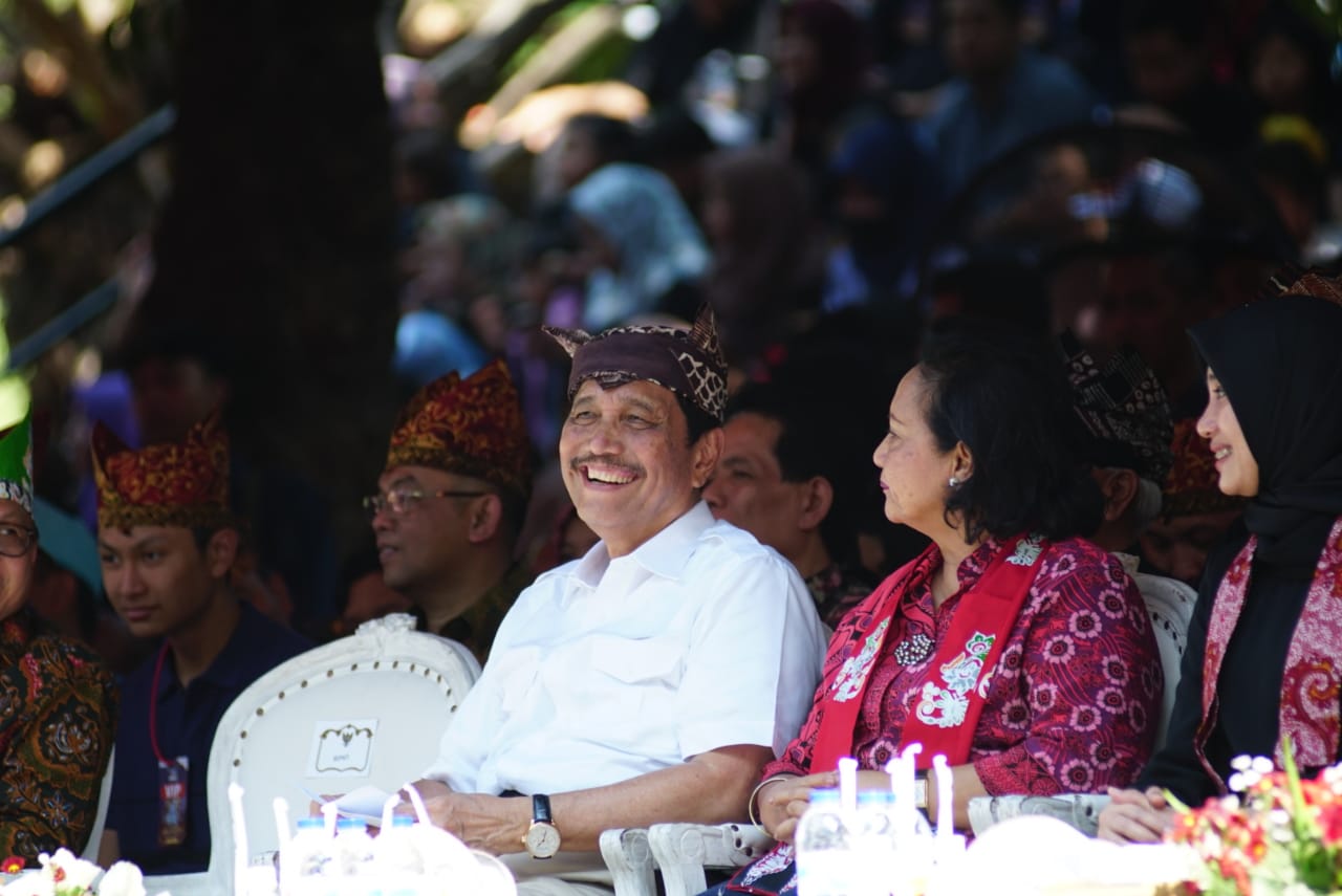 Menteri Koordinator Kemaritiman Luhut Binsar Pandjaitan, Minggu 29 Juli 2018. foto:kemenpar
