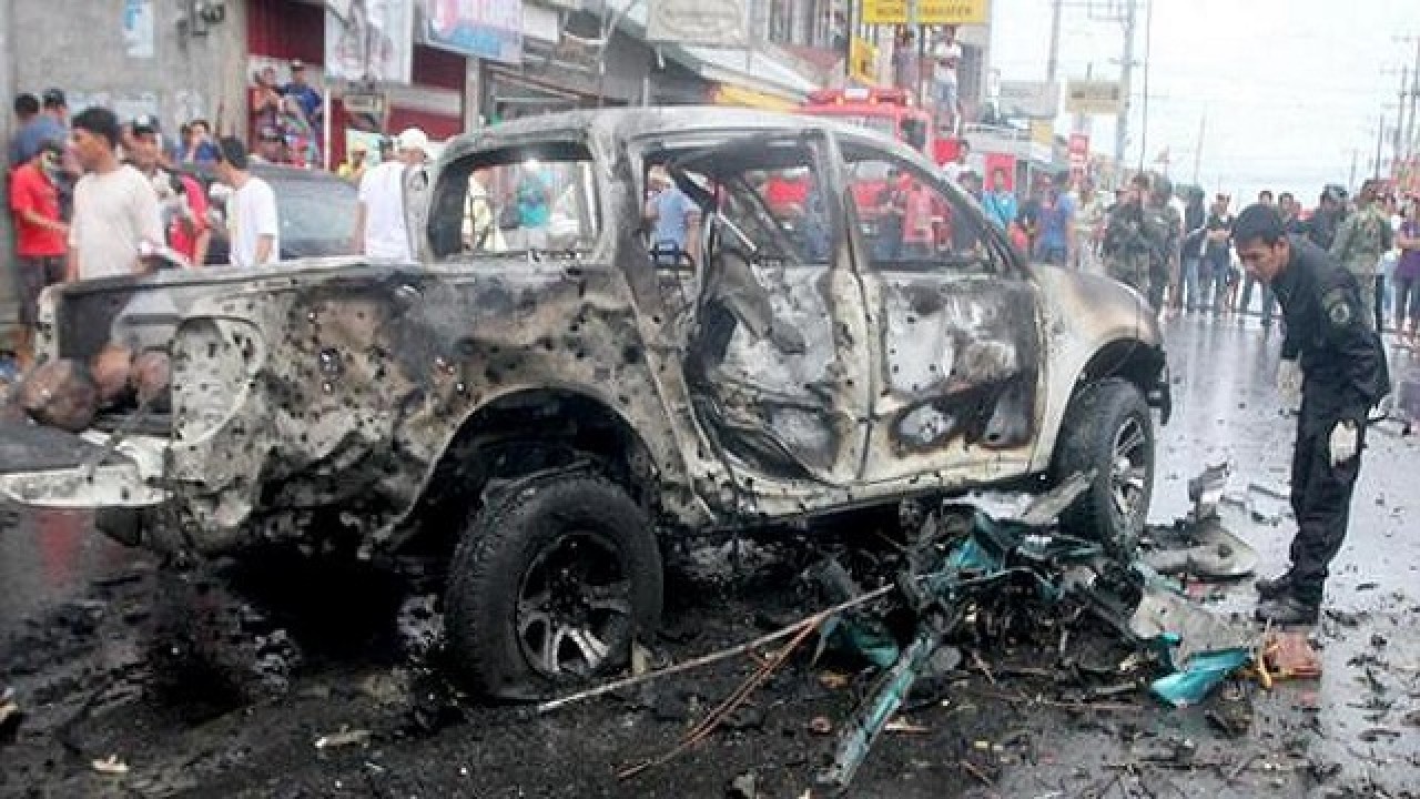 Bom mobil meledak di pos pemeriksaan militer di Filipina Selatan. Foto : Antara