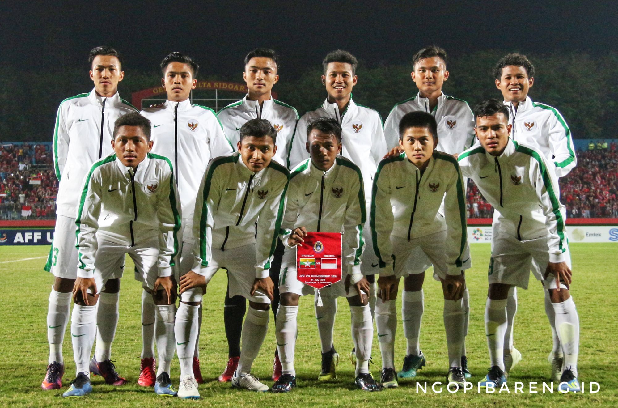 Skuad Timnas Indonesia U-16. (Foto: Haris/ngopibareng.id)