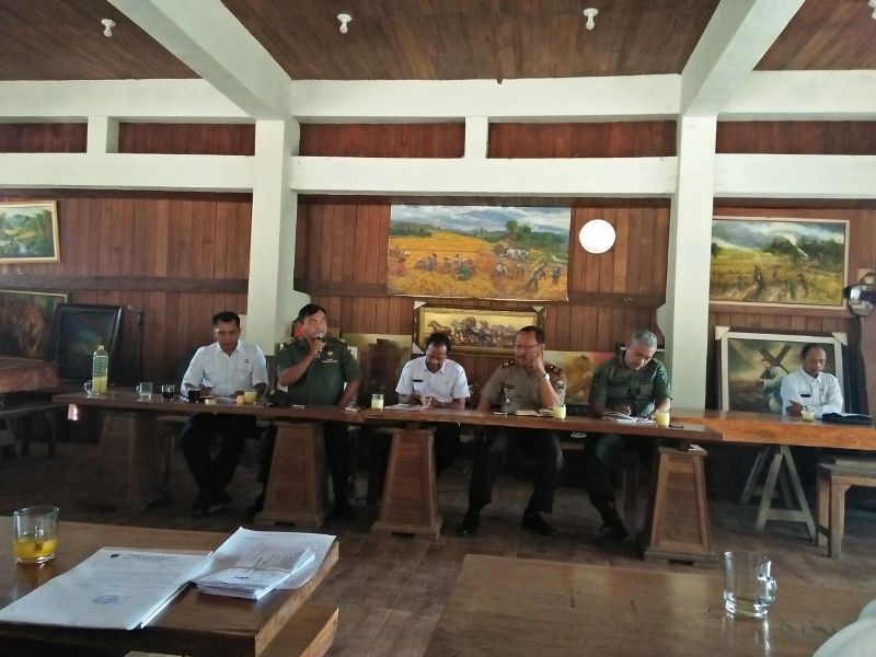 Suasana Konferensi Kepala Desa Di RM Sendang Raos, Trawas - Mojokerto