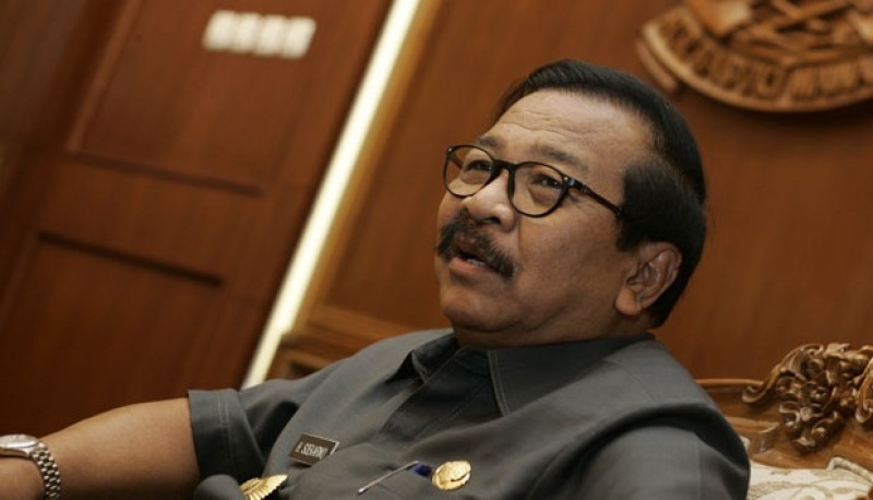 Ketua DPD Demokrat Jatim, Soekarwo. (foto: ngopibareng.id) 