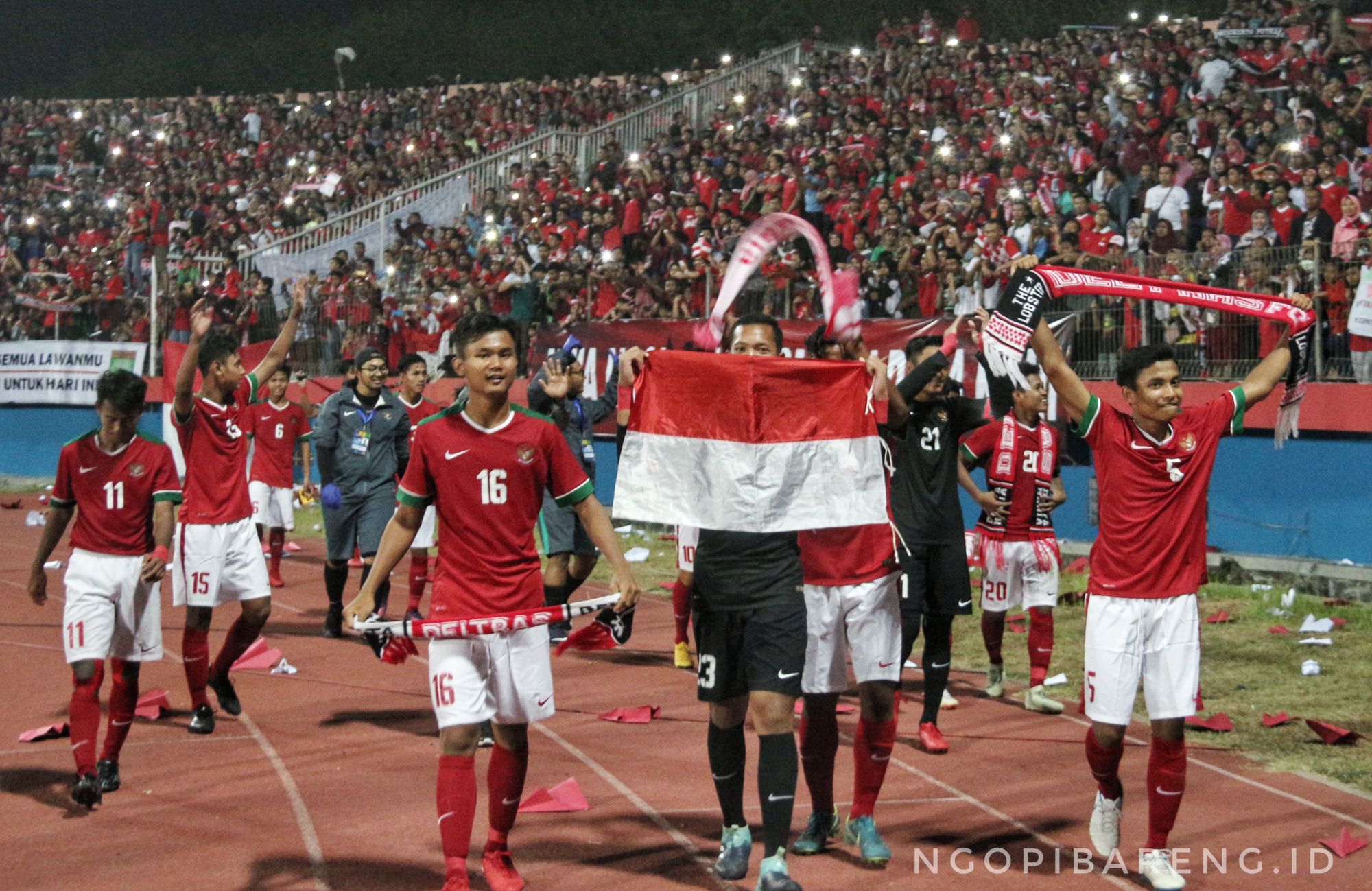 Timnas Indonesia U-16 akan menghadapi Malaysia di babak semifinal Piala AFF. (foto: Haris/ngopibareng)