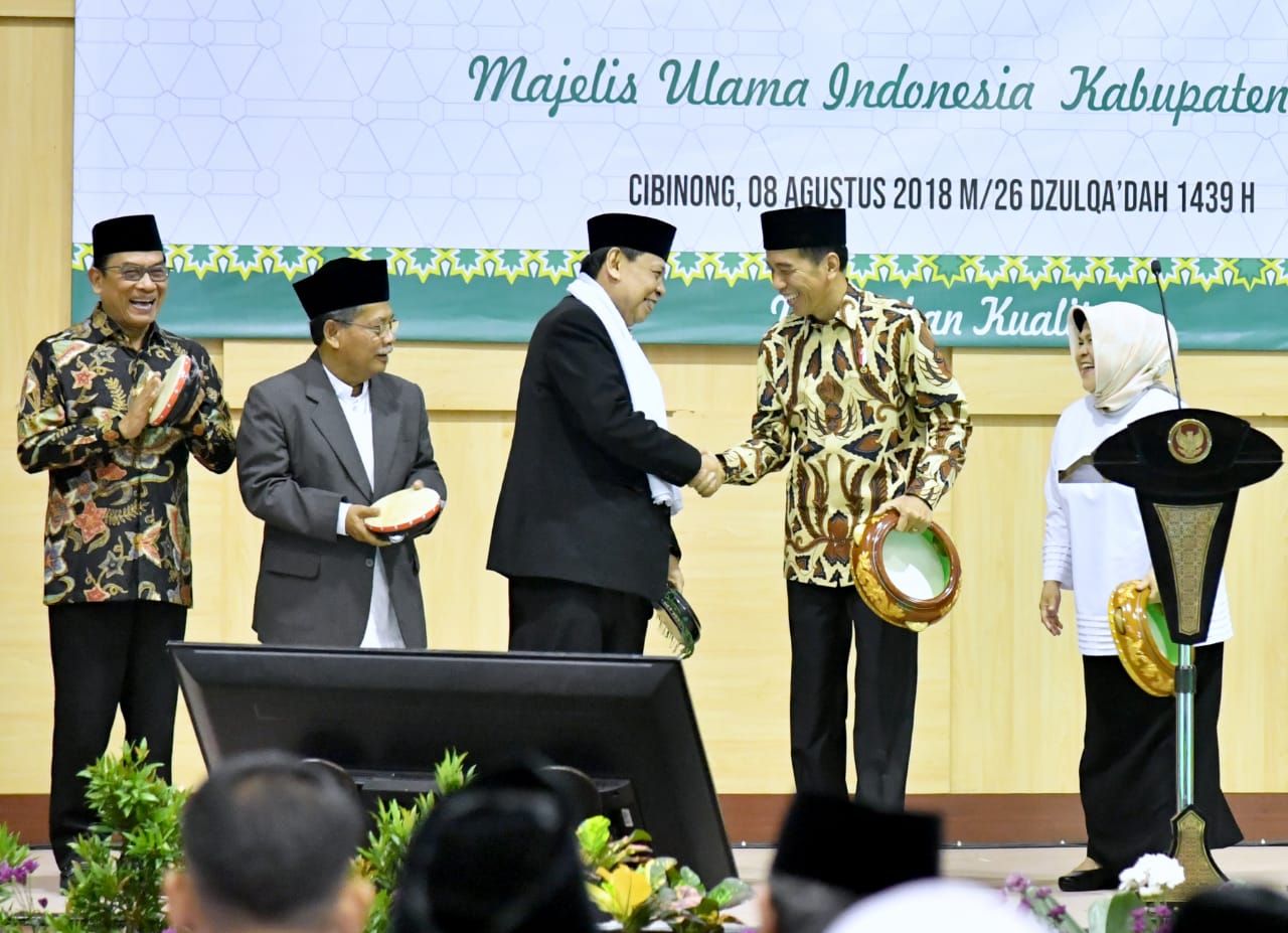 ULAMA: Pembukaan Pendidikan Kader Ulama (PKU) Majelis Ulama Indonesia (MUI) Kabupaten Bogor Angkatan XII Tahun 2018. (foto: setneg for ngopibareng.id) 