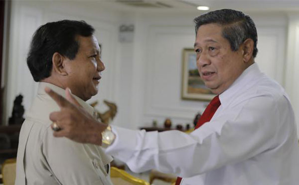 Prabowo Subianto dan SBY, dua jenderal di pusaran Pipres 2019.(Foto: Merdeka.com)