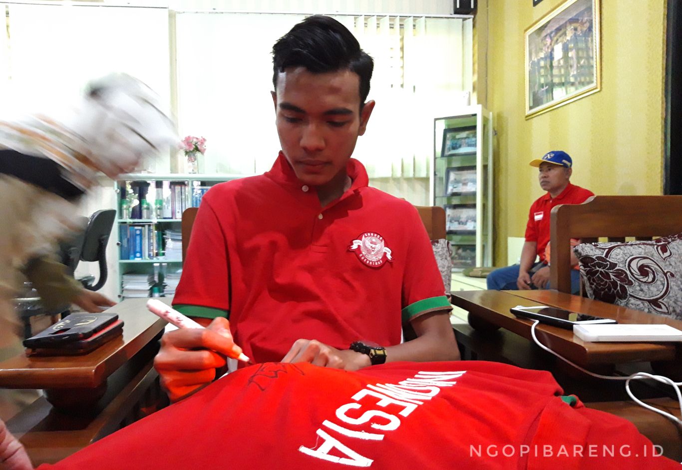 Pemain Timnas Indonesia U-16, Brylian Negiehta Dwiki. (Foto: Haris/ngopibareng.id)
