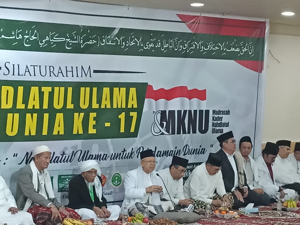 SILATURAHIM: Sejumlah tokoh NU berkumpul dalam Silaturahim Pengurus Cabang Nahdlatul Ulama (PCNU) se-Dunia di Makkah. (foto: pbnu for ngopibareng.id)