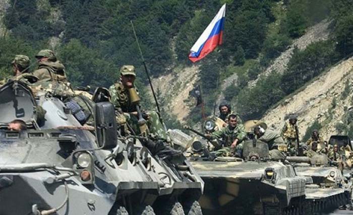 Pasukan tank Rusia berada di Suriah. (foto: afp/antara)