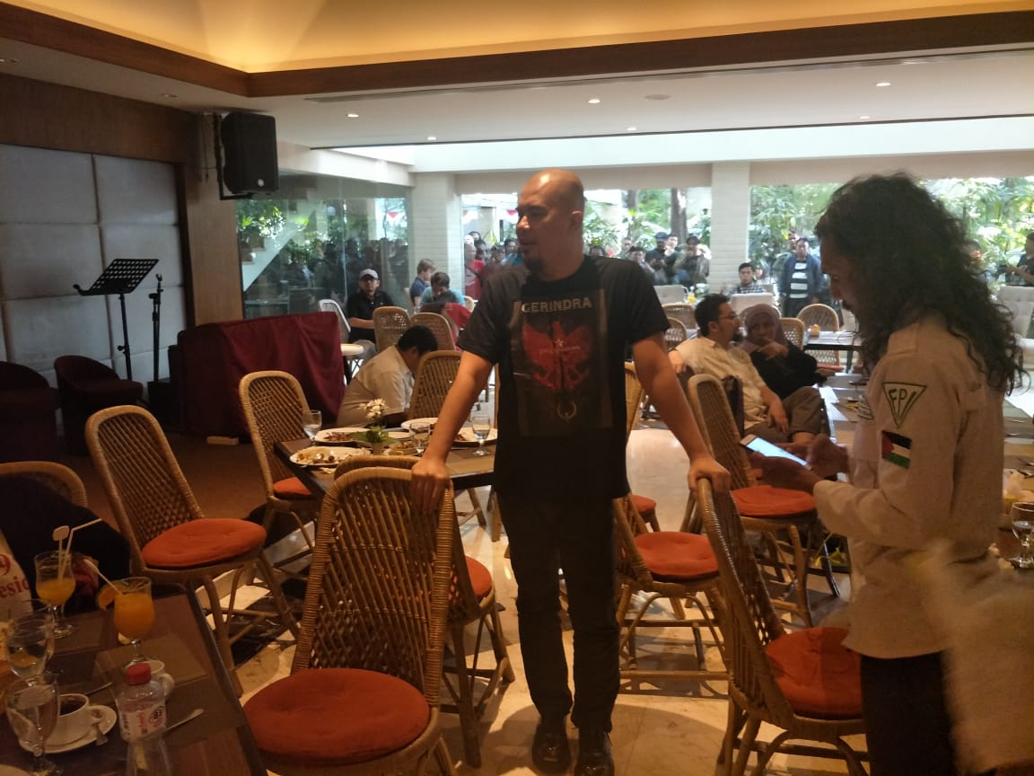 Dhani saat ditemui di Hotel Elmi Surabaya, Minggu, 26 Agustus 2018. (foto: farid/ngopibareng.id) 