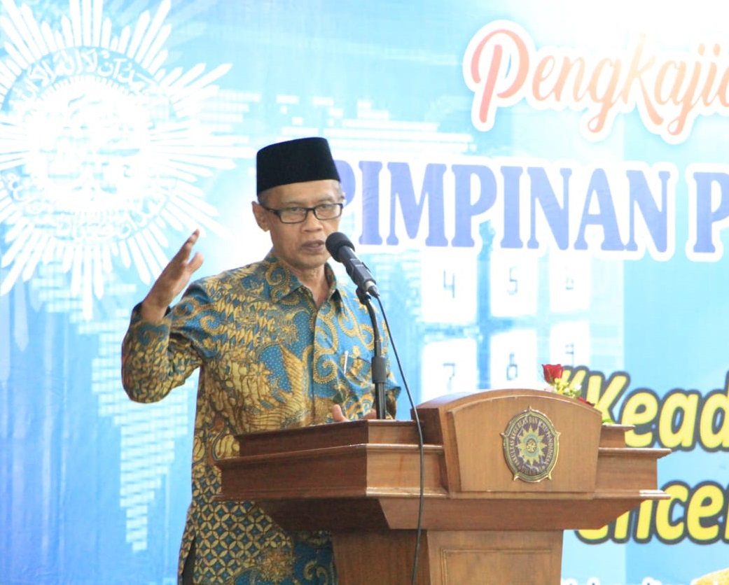 PESAN: Haedar Nashir, ketua umum PP Muhammadiyah. (foto: dok ngopibareng.id)