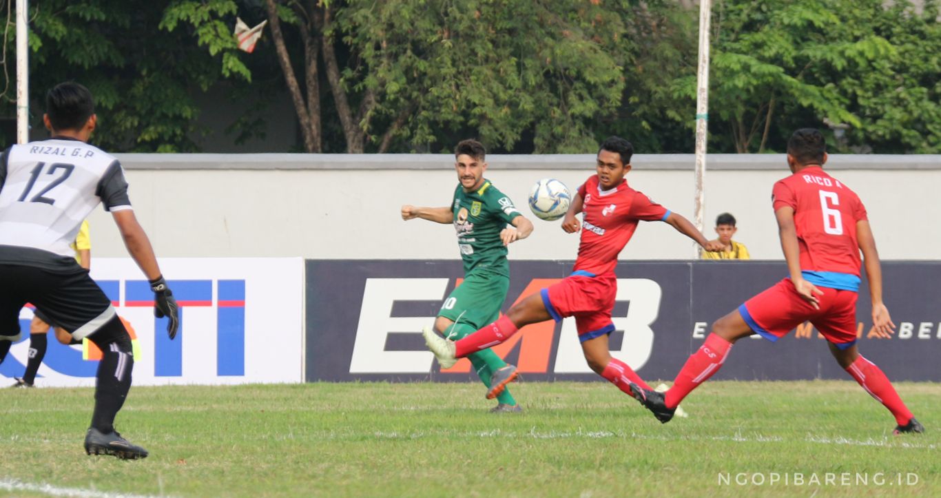 Persebaya vs PSBI Blitar di Stadion Jala Krida Bumimoro. (foto: Haris/ngopibareng)
