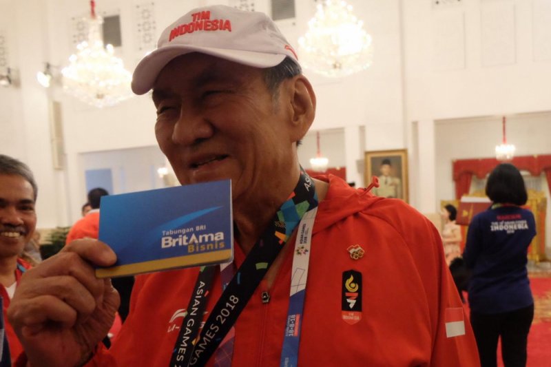 Bambang Hartono, atlet terkaya yang mendapat bonus dari pemerintah karena mendapat medali perunggu. (Foto: Antara)