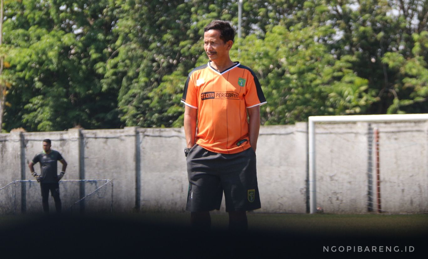 Pelatih baru Persebaya, Djajang Nurdjaman. (foto: Haris/ngopibareng)