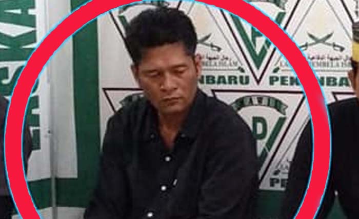 Jony Boyok, warga Pekanbaru yang menghina Ustaz Abdul Somad. (Foto:Panjimas)