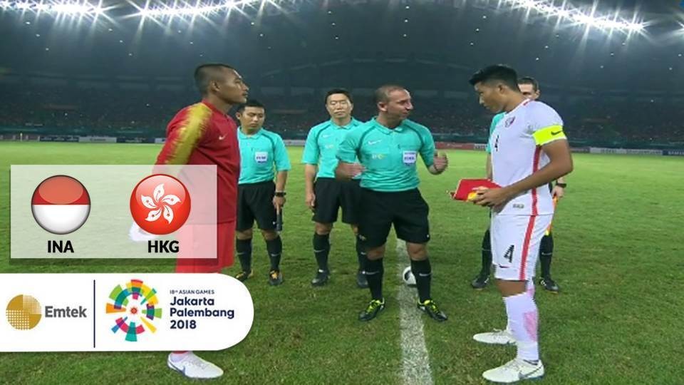 Tim Indonesia saat melawan Hongkong. (Foto: vidio)