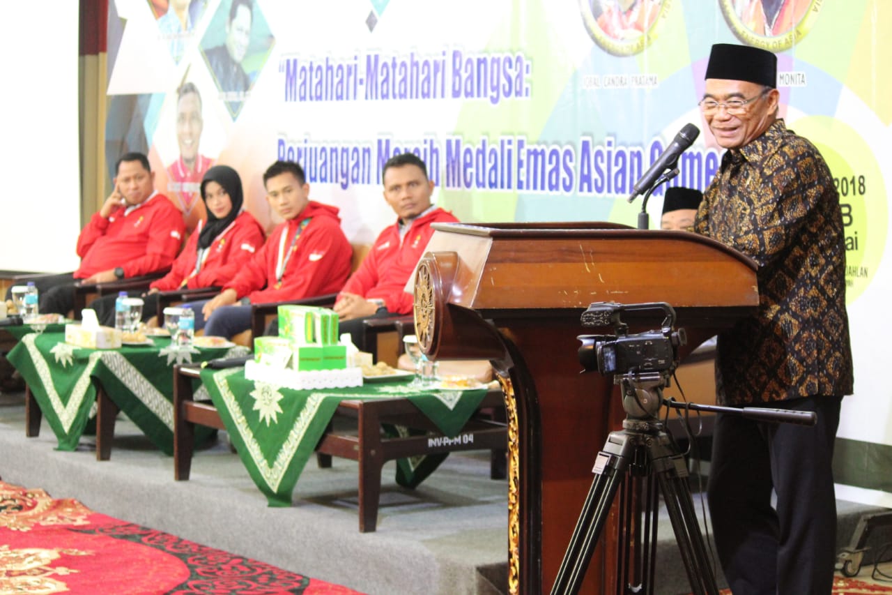 DAKWAH: Ketua PP Muhammadiyah Muhadjir Effendi di Jakarta. (foto: md for ngopibareng.id)