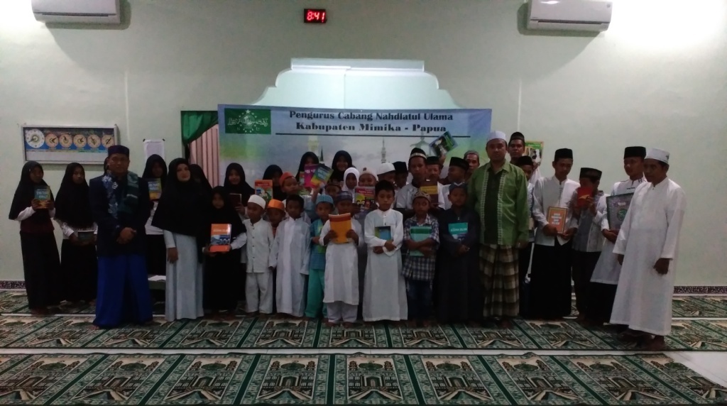 GENERASI; Kader umat Islam di Papua terus aktif berdakwah. (foto: nu for ngopibareng.id)