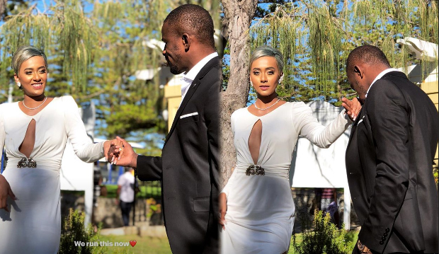 Greg Nwokolo saat menikahi Kimmy Jayanti pada 20 Mei 2018 lalu. Foto: IG/kimmyjayanti.