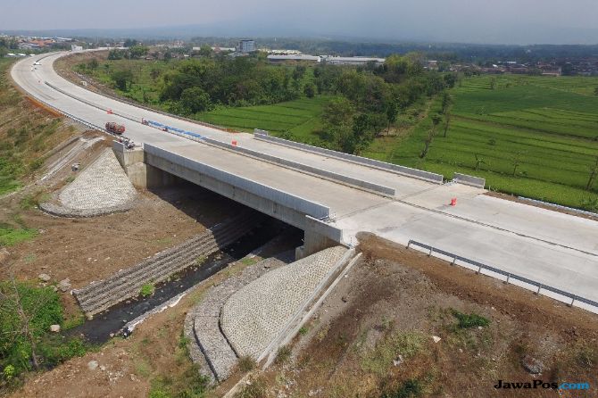 Jalan tol Malang-Pandaan. Salah satu proyek yang ditangani oleh PT PP. (Foto: PT PP)