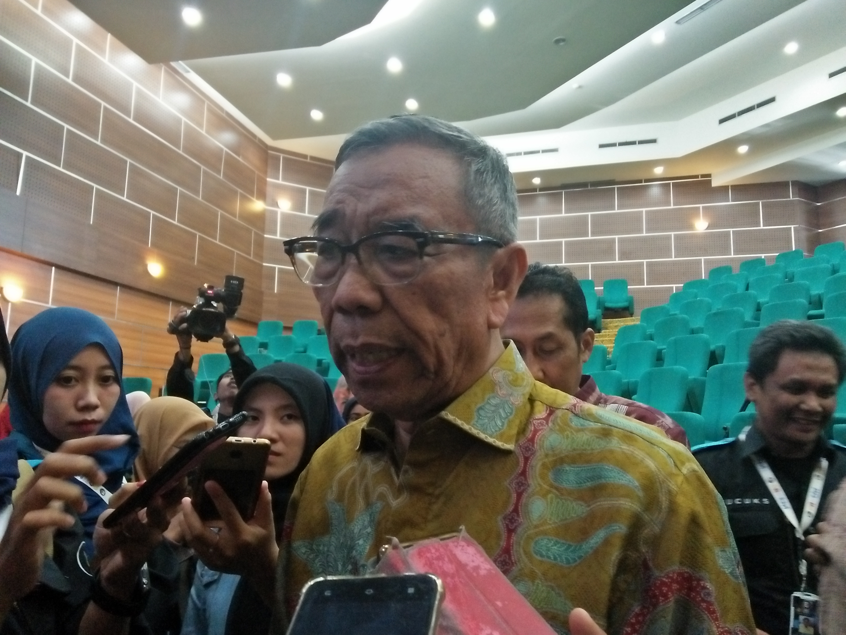 Nur Syam usai menggelar bedah buku di UIN Sunan Ampel Surabaya, Rabu, 12 September 2018. Foto: Amanah/ngopibareng.id