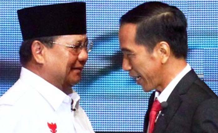 Prabowo Subianto dan Joko Widoodo. (Foto: Dok. Antara)
