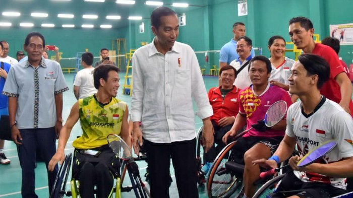 Presiden Jokowi saat meninjau persiapan Asian Para Games di Sukoharjo, Jawa Tengah, Sabtu, 15 September 2018. (Foto: Biro Pers Setpres)