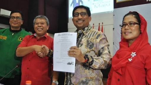 Para pengurus inti tim pemenangan Jokowi-Ma'ruf. Foto: istimewa
