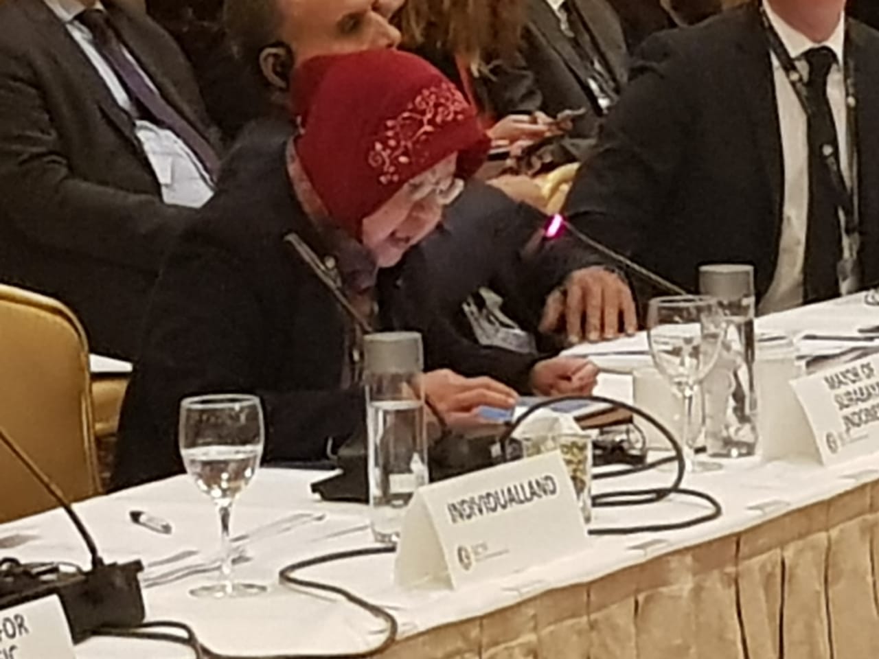 Wali Kota Surabaya Tri Rismaharini saat beebicara di Global Counter Terrorism Forum yang digelar di Roosevelt Hotel, New York, AS, Selasa, 25 September 2018. (foto: Istimewa) 