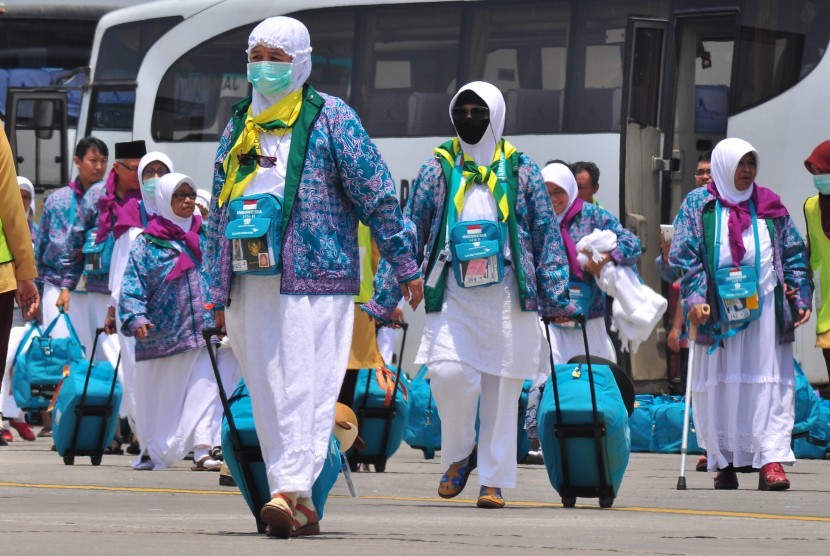 Kedatangan Jemaah Haji. Foto: dok/antara
