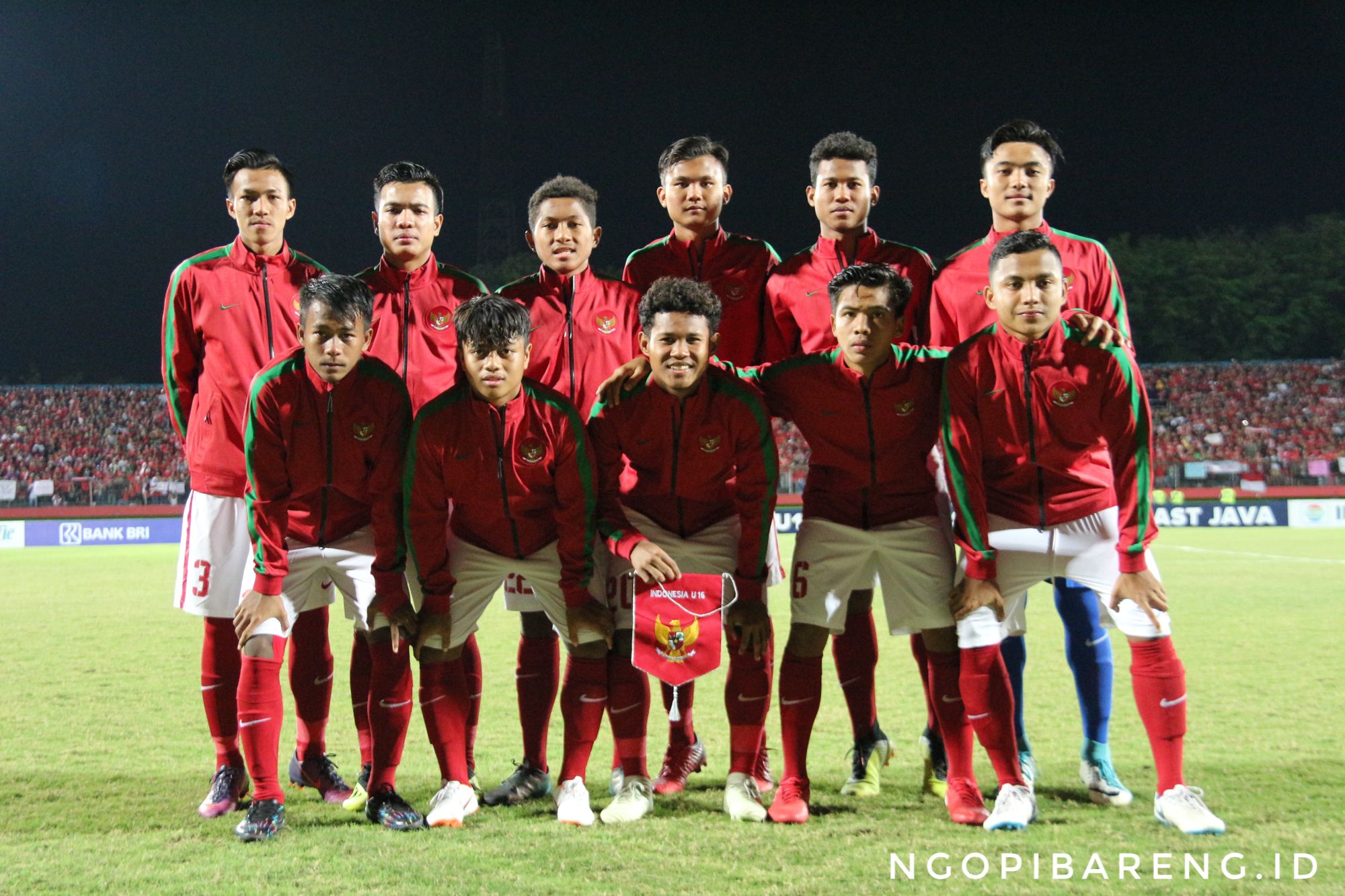 Skuad Timnas Indonesia u-16. (foto: ngopibareng)