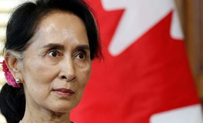  Aung San Suu Kyi. (Foto: Tempo/AFP)