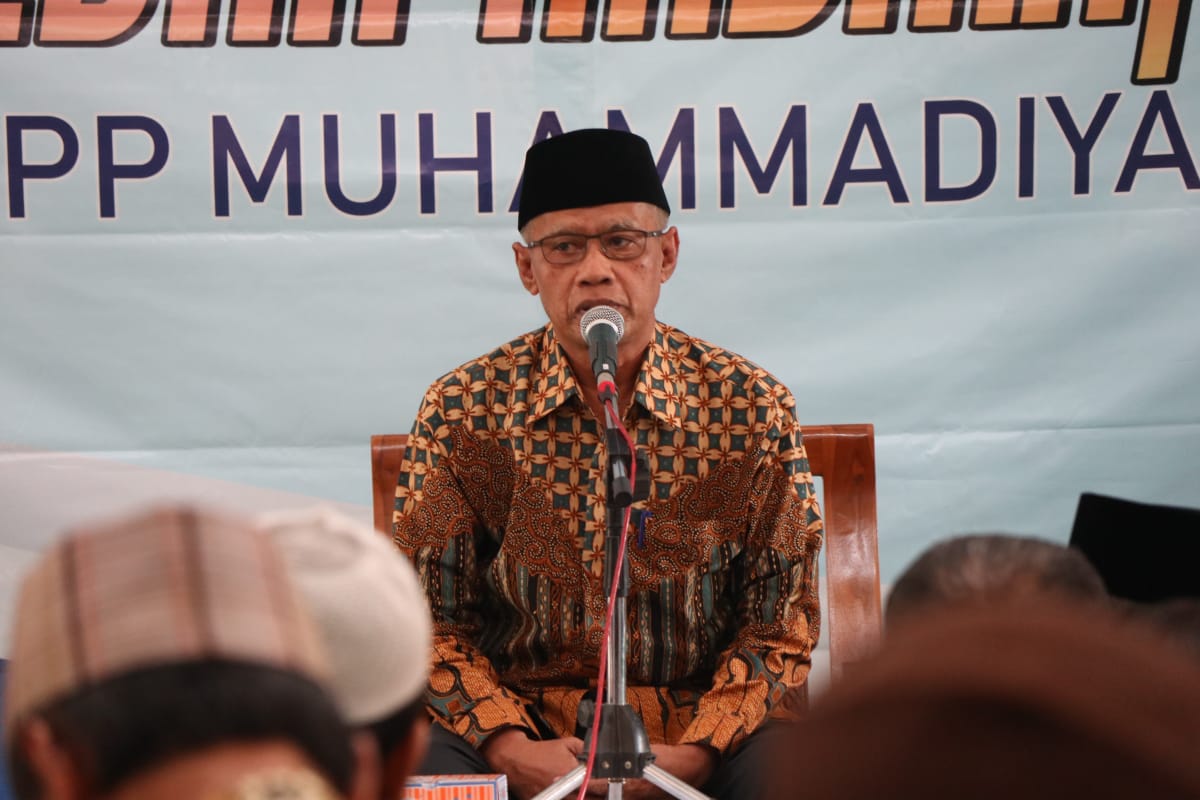 SIKAP POLITIK: Haedar Nashir, Ketua Umum PP Muhammadiyah. (foto; md for ngopibareng.id)