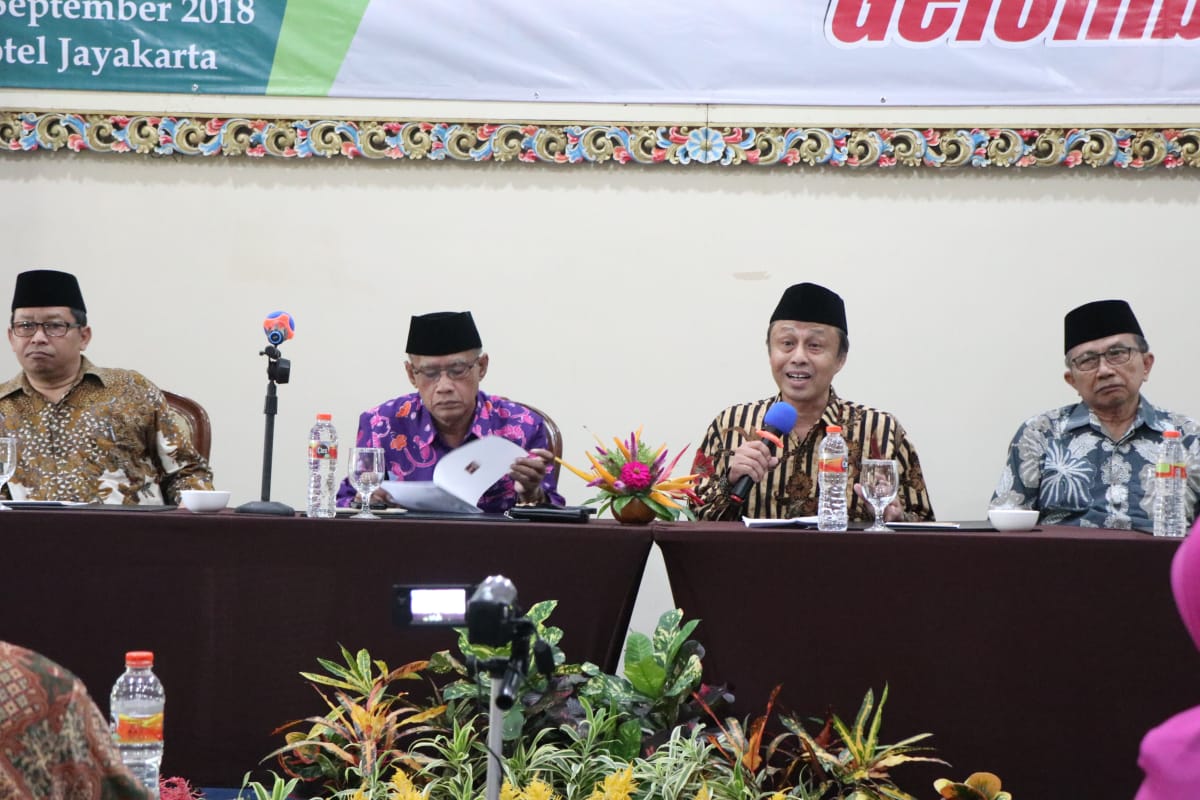 KONSEP: Dialog Ideopolitor III yang diikuti perwakilan Pimpinan Wilayah Muhammadiyah (PWM) se-Indonesia. (foto: md for ngopibareng.id)