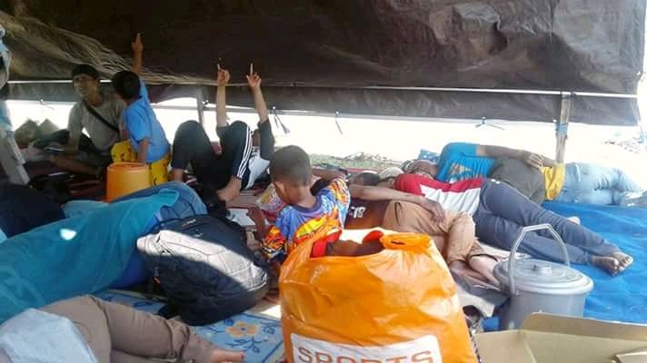 Pengungsian korban dan warga terdampak gempa. (Foto: Istimewa) 