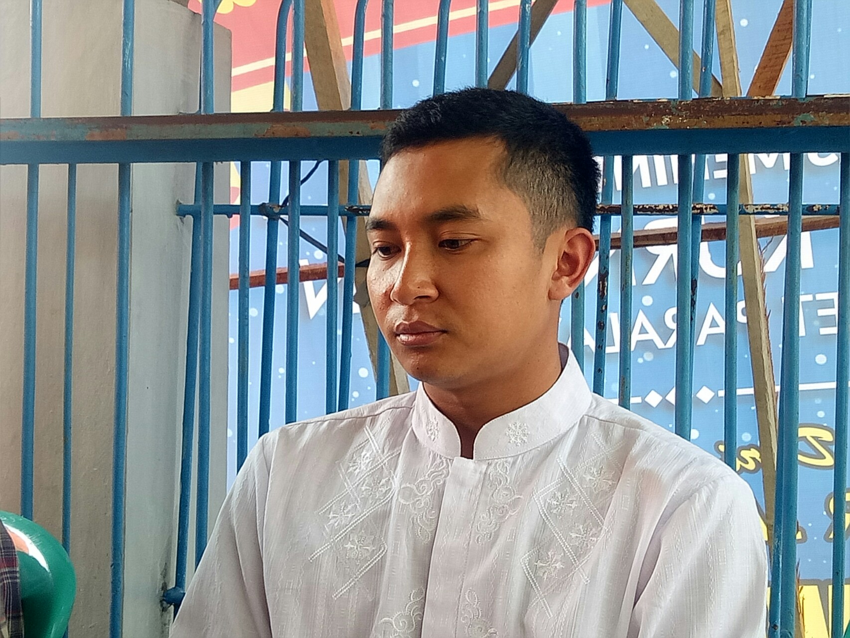 Andri Sisnanto, adik kandung dari Ardi Kurniawan saat ditemui di kediamannya, Rabu 3 Oktober 2018.